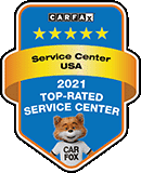 2021 CARFAX Top Rated Service Center